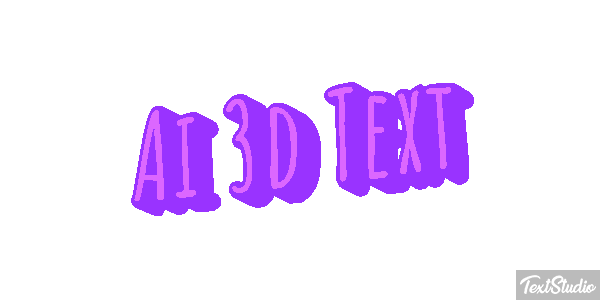 Ai 3D Text Text effect
