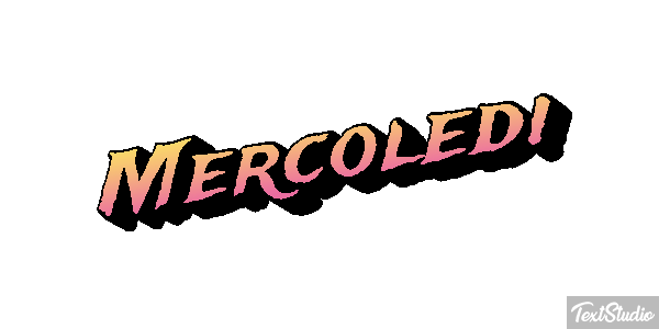 Mercoledì Text effect
