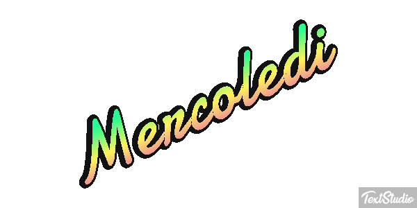 Mercoledì Text effect