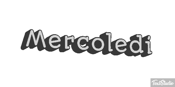 Mercoledì Text effect