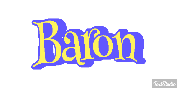 Baron Text effect