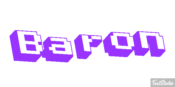 Baron Text effect