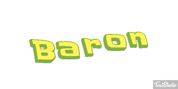 Baron Text effect