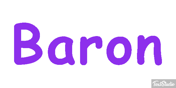 Baron Text effect