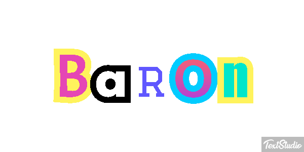 Baron Text effect