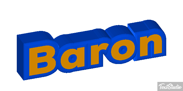 Baron Text effect
