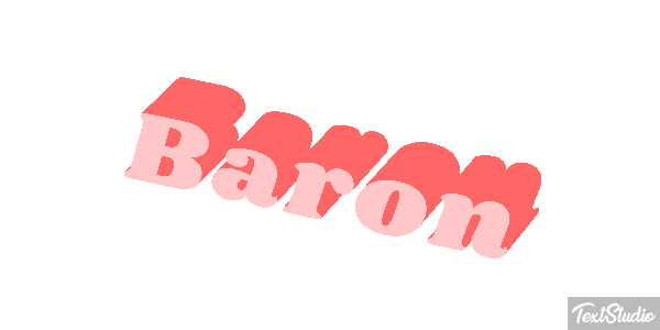 Baron Text effect