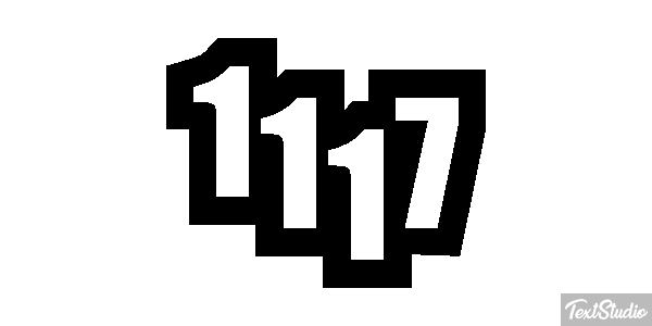 1117 Tekst effect
