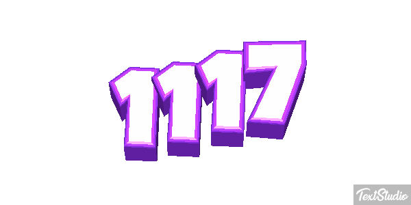 1117 Tekst effect