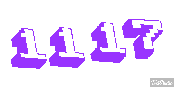 1117 Tekst effect