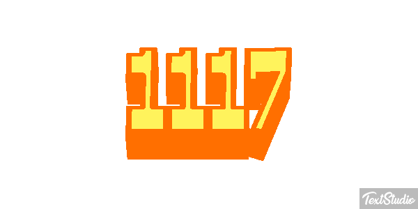 1117 Tekst effect
