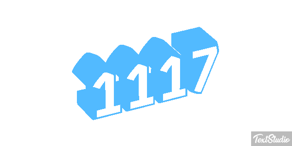 1117 Tekst effect