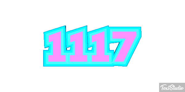 1117 Tekst effect
