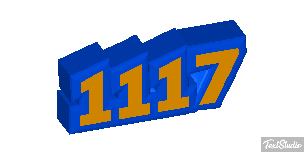 1117 Tekst effect