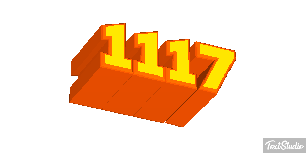 1117 Tekst effect