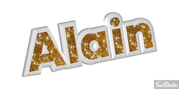 Alain Text effect