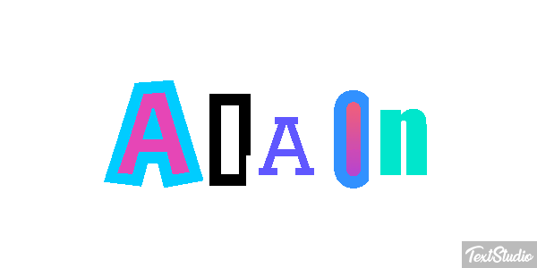 Alain Text effect