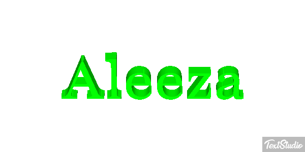 Aleeza Efekt tekstowy