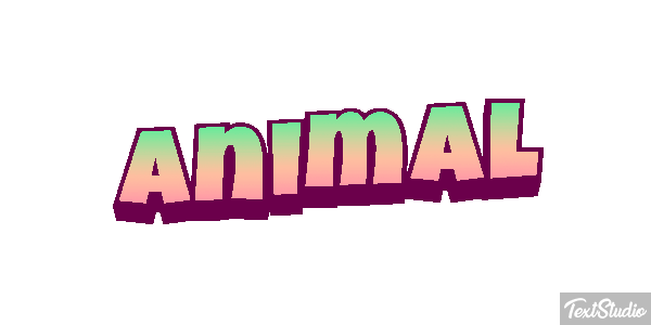 Animal Efekt tekstowy