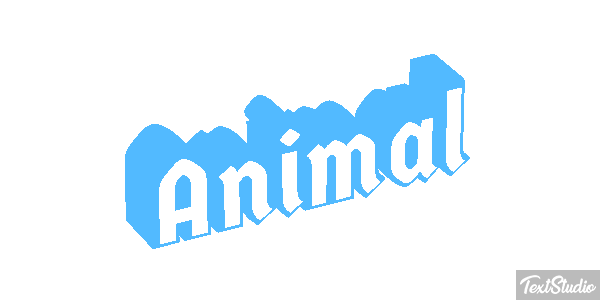 Animal Efekt tekstowy