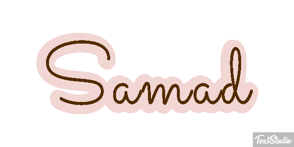 Samad Tekst effect