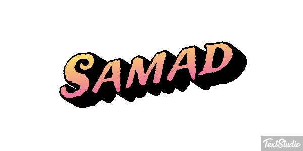Samad Tekst effect