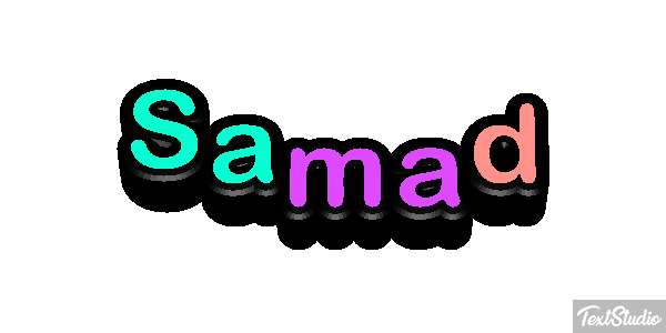Samad Tekst effect