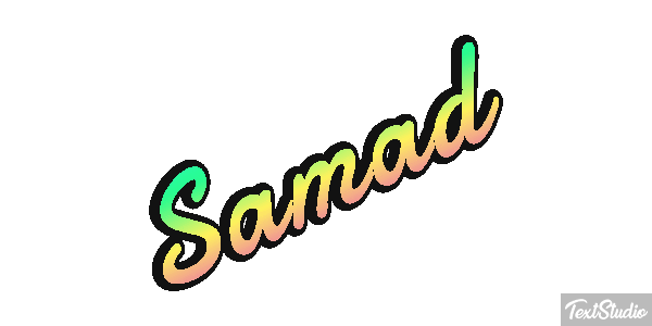 Samad Tekst effect