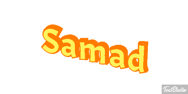 Samad Tekst effect