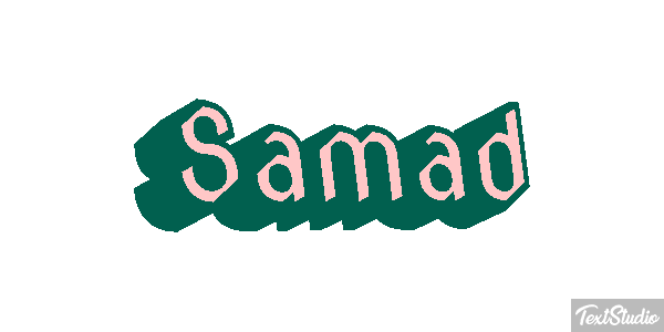 Samad Tekst effect
