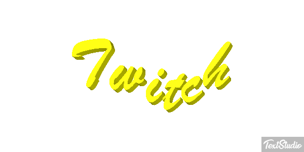 Twitch Text effect