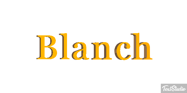Blanch Efekt tekstowy