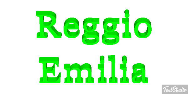 Reggio Emilia Effetto testo