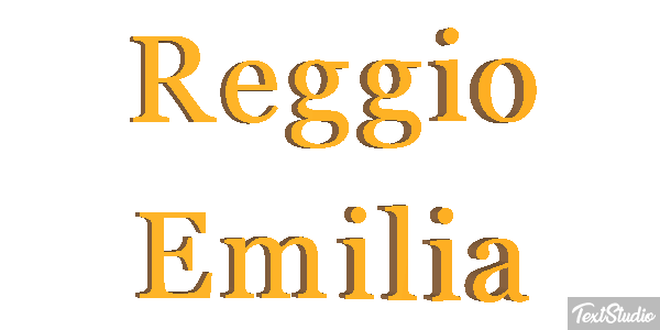 Reggio Emilia Effetto testo
