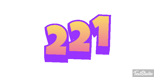 221 Text effect