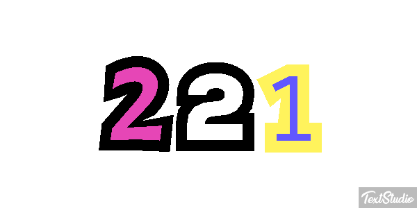 221 Text effect
