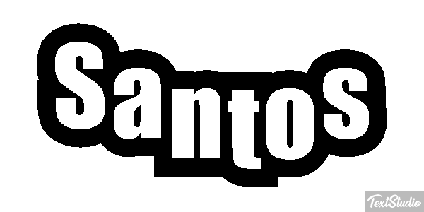 Santos Efecto de texto