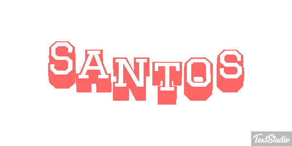 Santos Efecto de texto