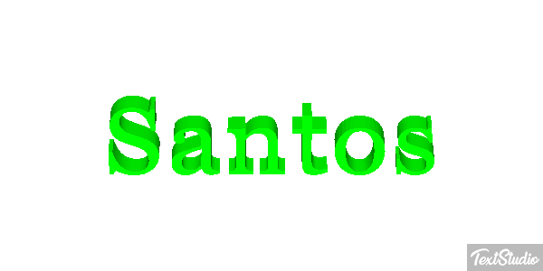 Santos Efecto de texto