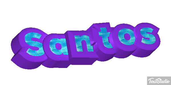 Santos Efecto de texto