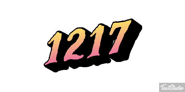 1217 Text effect