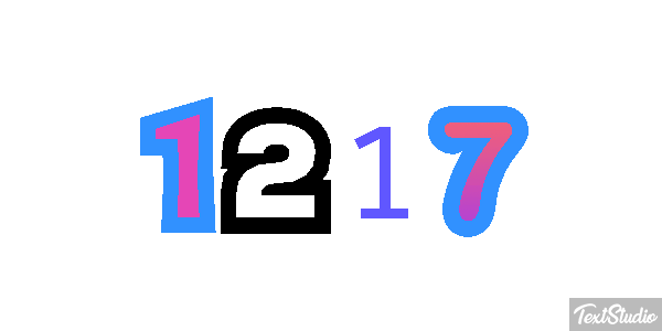 1217 Text effect