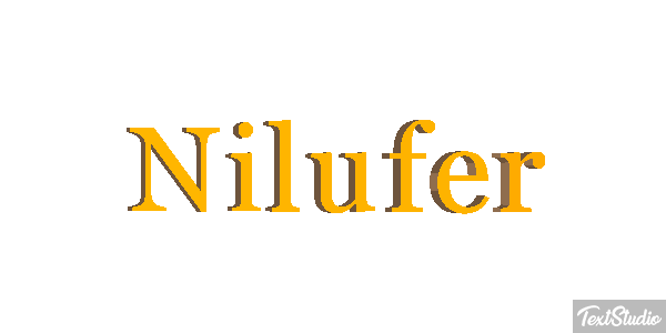 Nilüfer Efeito do texto