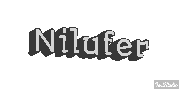 Nilüfer Efeito do texto