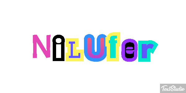 Nilüfer Efeito do texto