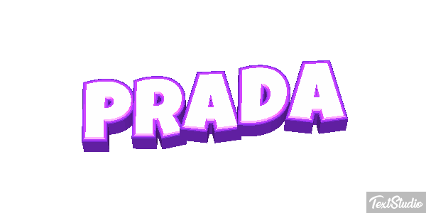 Prada Tekst effect