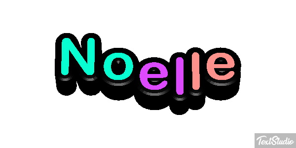 Noëlle Text effect