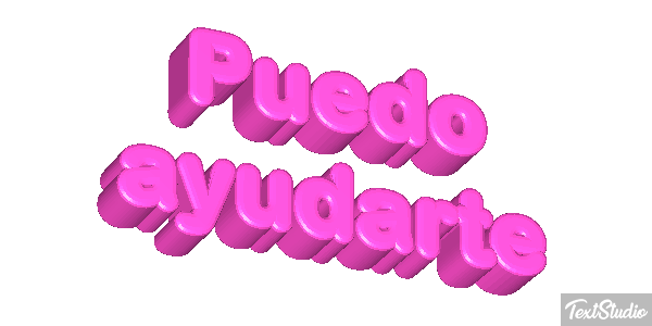 Puedo ayudarte Tekst effect