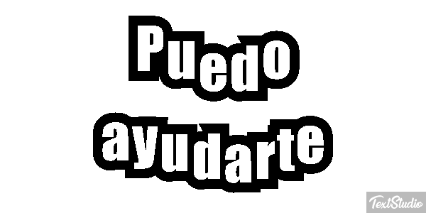 Puedo ayudarte Tekst effect