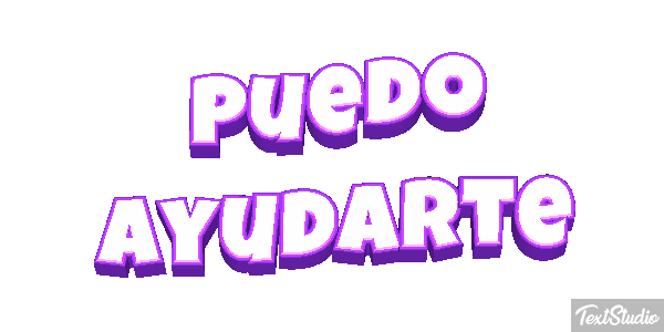 Puedo ayudarte Tekst effect
